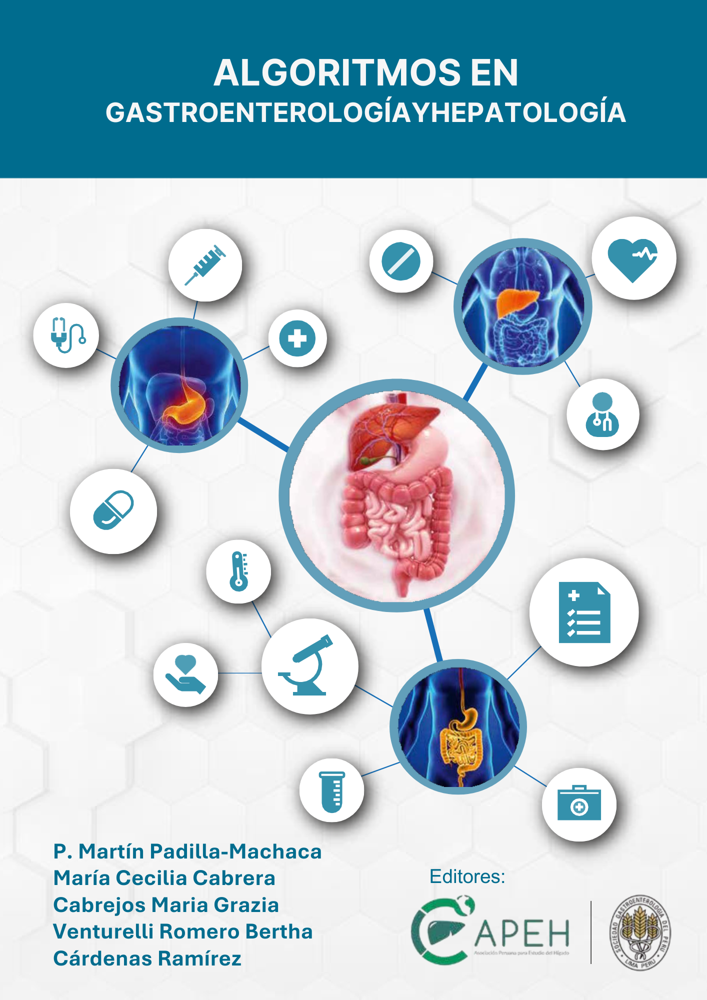 Portada del libro Algoritmos en Gastroenterología y Hepatología